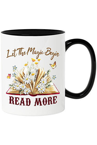 StoryGift Romania Cana cu o carte deschisa cu mesajul "Let the magic begin, r...