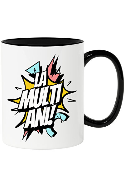 StoryGift Romania Cana Mesaj aniversare La Multi nai, zi Onomastica, 330ml, C...