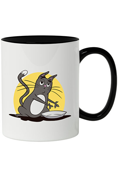StoryGift Romania Cana Cu Pisica, Cerc, Bol Pentru Mancare, Animal De Compani...
