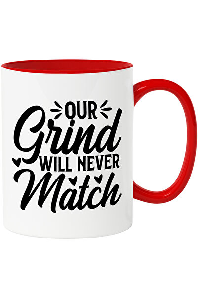 StoryGift Romania Cana cu inimioare si textul "Our grind will never match" - ...