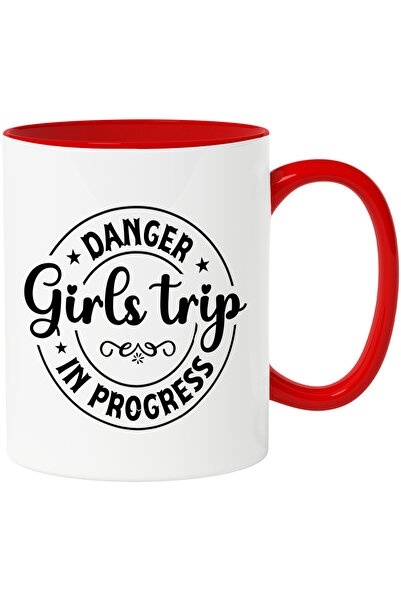 StoryGift Romania Cana cu textul "Danger, girls trip in progress" - pericol, ...