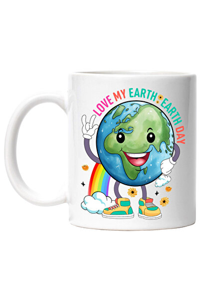 StoryGift Romania Cana cu planeta Pamant cu mesajul "Love my Earth, Earth day...