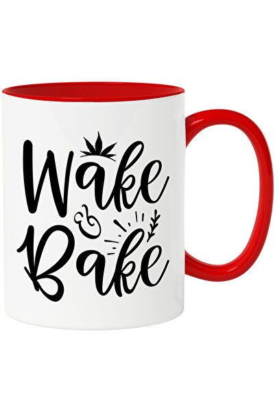 StoryGift Romania Cana cu textul in limba engleza "Wake & bake" - trezeste-te...