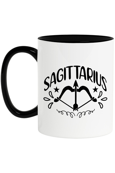 StoryGift Romania Cana cu zodia Sagetator, ilustratie, zodie, astrologie, sim...