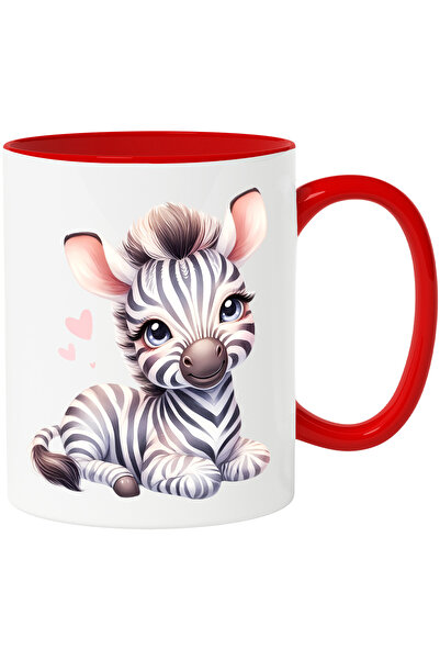 StoryGift Romania Cana cu o zebra micuta | ilustratie | vesela | inimioare | ...