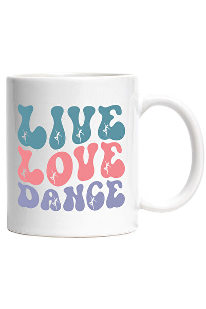 StoryGift Romania Cana cu textul "Live, love, dance" - traieste iubeste danse...