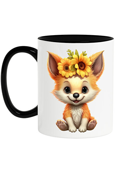 StoryGift Romania Cana cu un pui de vulpe | ilustratie | vesel | zambeste | f...