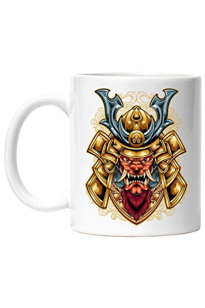 StoryGift Romania Cana Cu Masca, Oni, Samurai, Asiatic, Luptator, Barba, Mult...