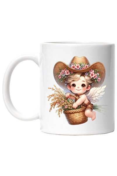 StoryGift Romania Cana cu un bebelus care zboara | tine un cos cu ierburi | i...