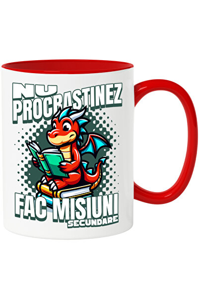 StoryGift Romania Cana dragon pe wc Nu procrastinez fac misiuni secundare, 33...