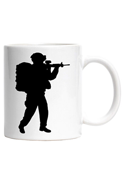 StoryGift Romania Cana cu un soldat care tinteste cu arma - batalie razboi cu...