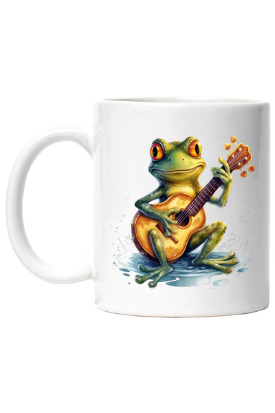 StoryGift Romania Cana cu un broscoi care canta la chitara | ilustratie | pas...