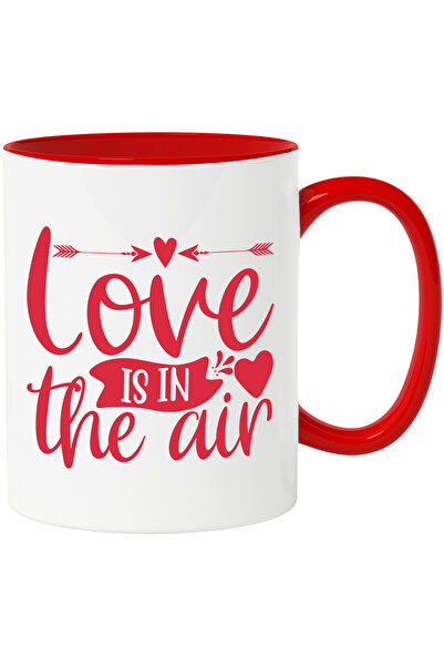 StoryGift Romania Cana cu inimioare si textul "Iubirea e in aer" - pentru per...