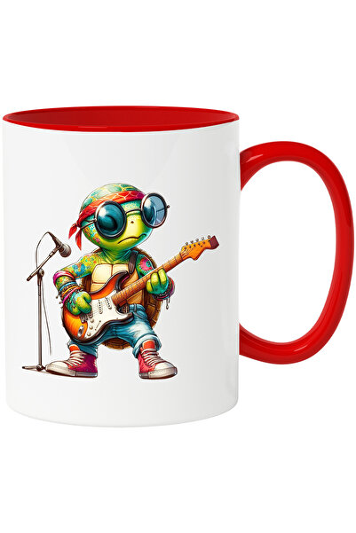 StoryGift Romania Cana cu o broasca testoasa tatuata care canta la chitara | ...