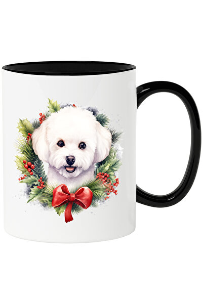 StoryGift Romania Cana cu un catel alb vesel | ilustratie | blanos | vasc | f...