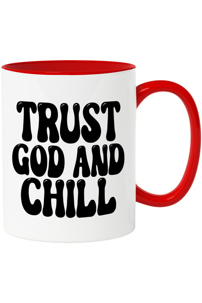 StoryGift Romania Cana cu mesajul in engleza "Trust God and chill" - ai incre...