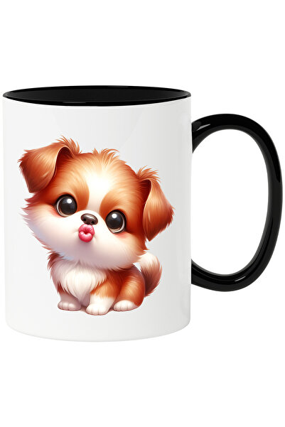 StoryGift Romania Cana cu un catelus care da un pupic | ilustratie | fericire...