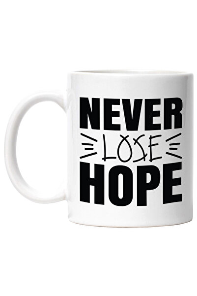 StoryGift Romania Cana cu text motivational in limba engleza "Never lose hope...