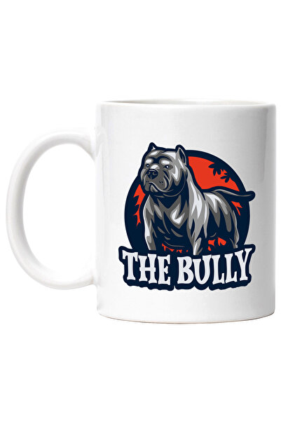 StoryGift Romania Cana Cu Mesaj In Engleza The Bully, Caine, Bulldog, Emblema...