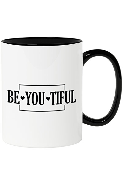 StoryGift Romania Cana cu inimioare si textul "Be you tiful" - fii tu insati ...