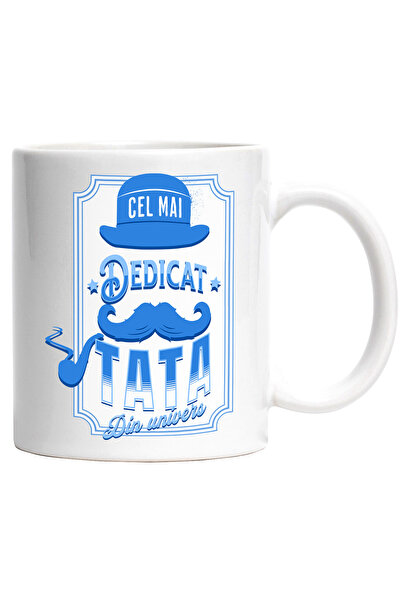StoryGift Romania Cana Cel mai dedicat tata din univers familie dad, 330ml, C...