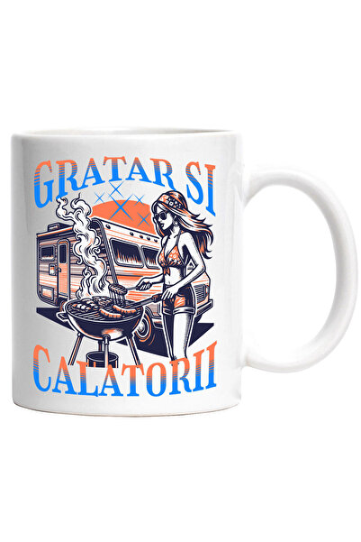 StoryGift Romania Cana cu Fata Costum De Baie Gratar Cu Rulota Text Gratar Si...