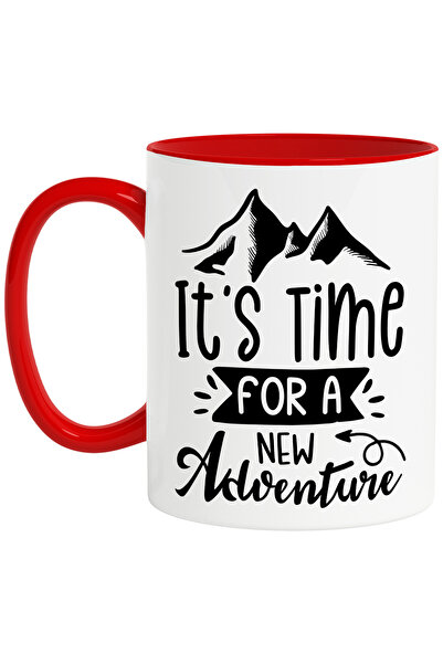 StoryGift Romania Cana cu munti si textul "It's time for a new adventure" - e...