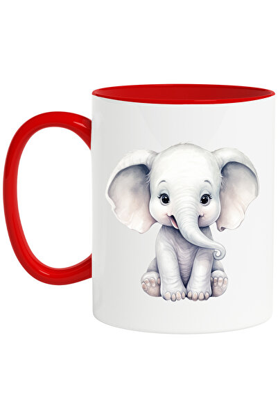 StoryGift Romania Mug with a cheerful baby elephant | playful | for children ...