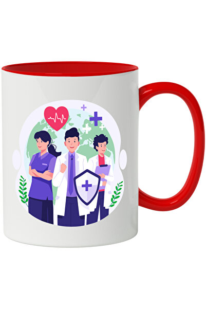 StoryGift Romania Cana Cu Ziua Sanatatii, Doctor, Inima, Planeta, Multicolor ...