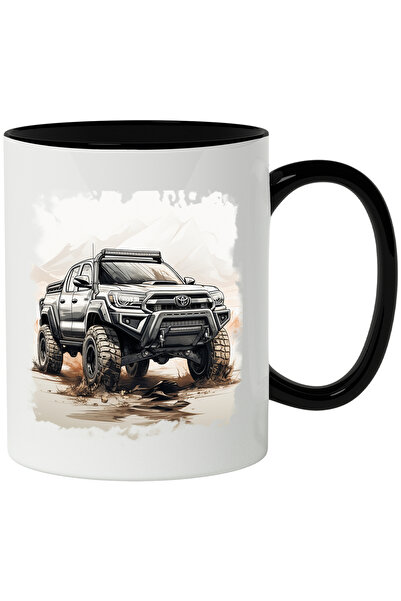 StoryGift Romania Cana Cu Toyota Tacoma, Masina, 4x4, Offroad, Ilustratie, Mu...