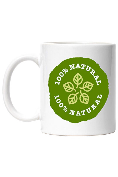 StoryGift Romania Cana Cu Mesaj 100% Natural, Cerc, Frunze, Geometric, Sanato...