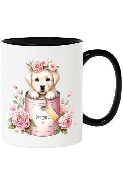 StoryGift Romania Cana cu un catelus Golden Retriever timid care iese dintr-o...