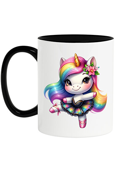 StoryGift Romania Cana cu un unicorn care danseaza | ilustratie | balet | roc...
