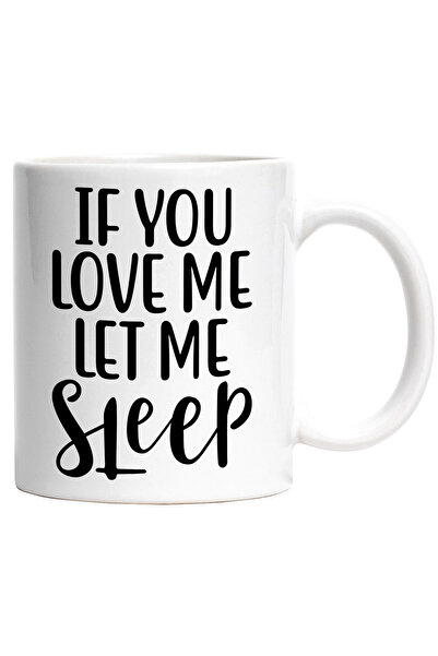 StoryGift Romania Cana cu textul "If you love me, let me sleep" - lasa-ma sa ...