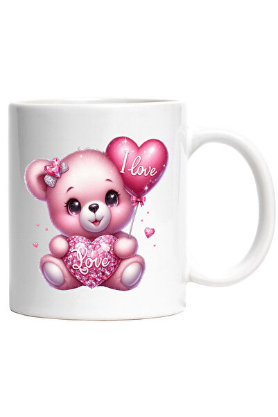 StoryGift Romania Cana cu o ursoaica de plus care zambeste | ilustratie | se ...
