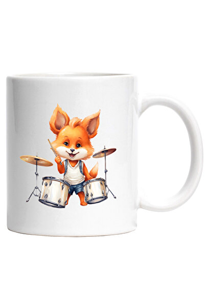 StoryGift Romania Cana cu un vulpoi care bate la tobe | ilustratie | instrume...