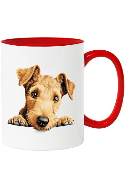 StoryGift Romania Cana cu un caine surprins | ilustratie | maro deschis | pen...