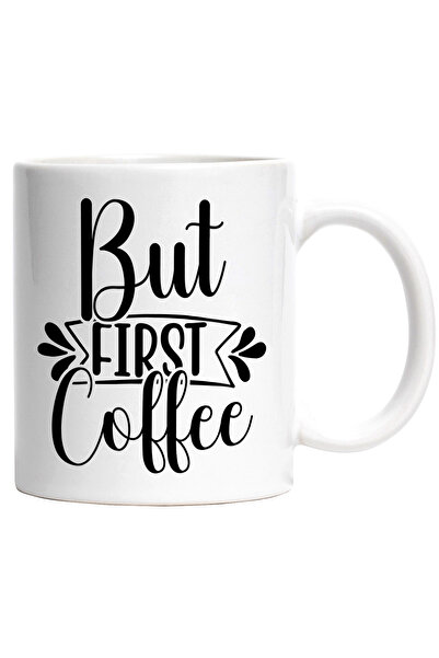 StoryGift Romania Cana pentru cei care nu se apuca de nimic fara sa bea o cafea inainte cu Maner A, Cu Maner Alb