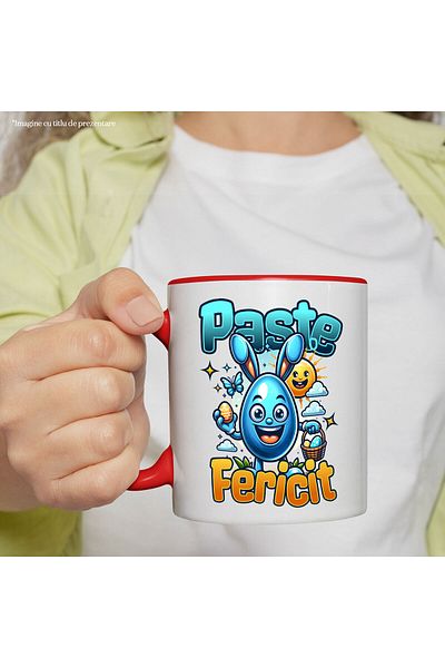 StoryGift Romania Blue Egg Mug With Bunny Ears In Search Of Easter Eggs, Text Easter, With,STG