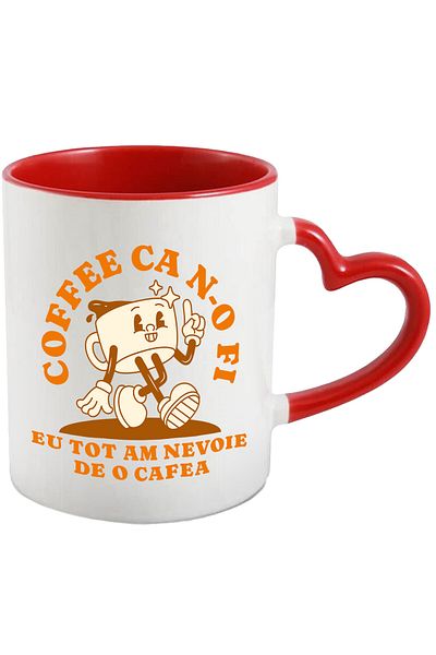 StoryGift Romania Mug with Coffee Mug Merry Walking Text Coffee as I Don't Need You D, With ,STG