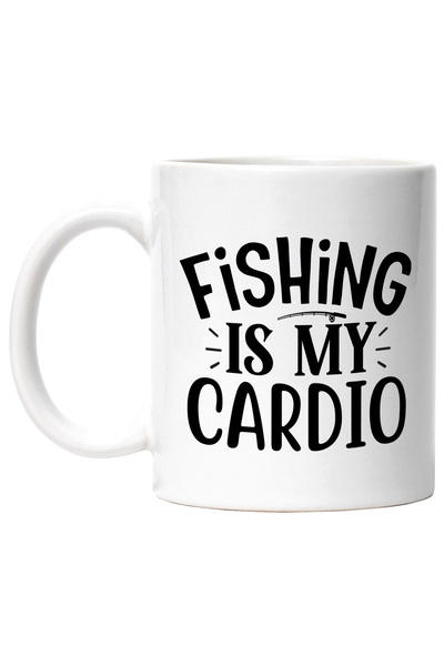 StoryGift Romania Cana pentru cei pasionati de pescuit cu mesajul "Fishing is...