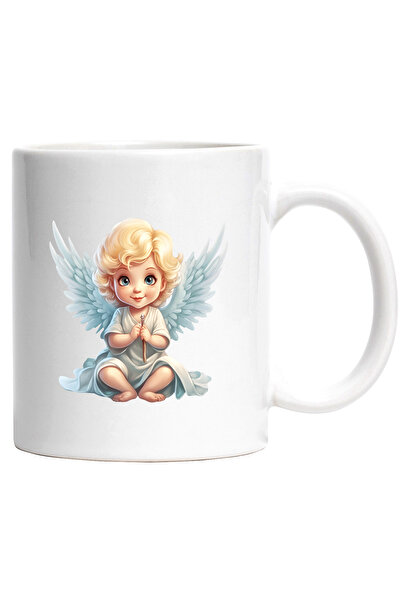 StoryGift Romania Cana cu un copilas cu aripi de ingeras | ilustratie | vesel...