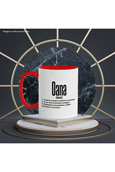 StoryGift Romania Mug With Name Oana, and Motivational Message, Creative, Smart, Curious, Fun, With, STG.