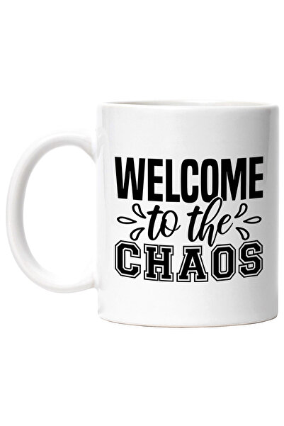 StoryGift Romania Cana cu mesajul in engleza "Welcome to the chaos" - bun-ven...