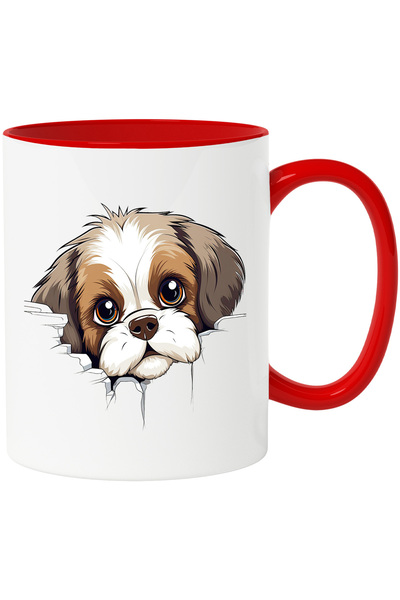 StoryGift Romania Cana cu un catel surprins | ilustratie | pentru iubitorii d...