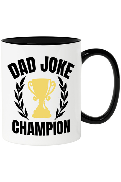 StoryGift Romania Cana cu Mesajul in Engleza Dad Joke Champion, Tata Campion ...