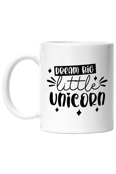 StoryGift Romania Cana cu textul in engleza "Dream big, little unicorn" - sa ...