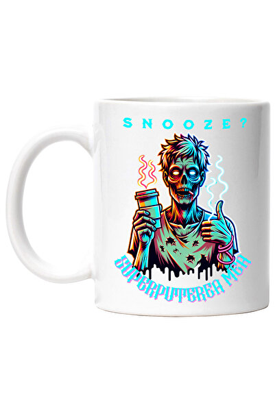 StoryGift Romania Cana zombie cu cafea snoose_ superputerea mea, 330ml, Ceram...