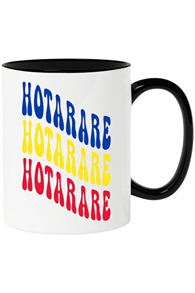 StoryGift Romania Cana Cuvantul Hotarare, in Culorile Steagului Romaniei, Ros...