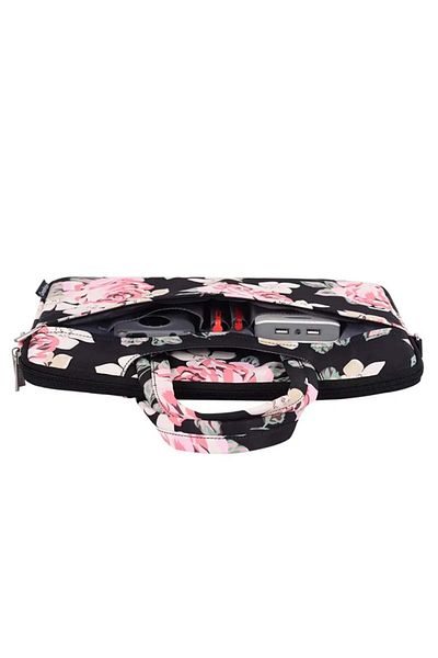 canvasartisan Geantă pentru laptop de 14 inch, design durabil din poliester cu fermoar, servietă CanvasArtisan (C22), gri
